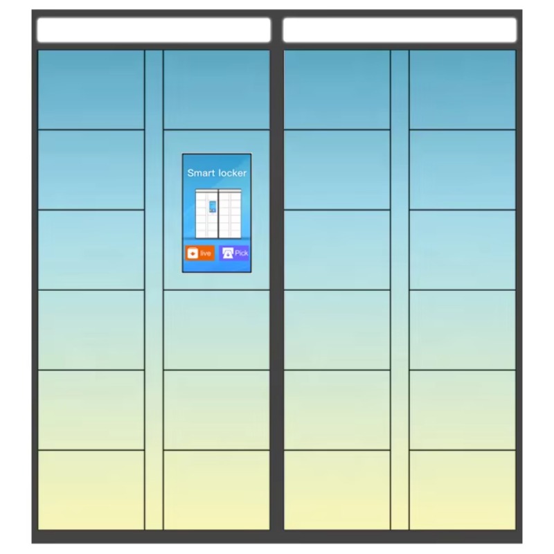 Spa And Wellness Center - Maßgefertigtes Spa-Schließfach Smart Shelf mit Gesichtserkennung