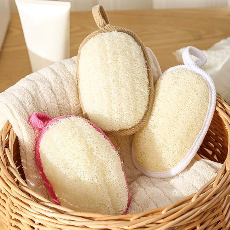 Body Loofah Natural - 1-teiliger umweltfreundlicher natürlicher Luffa-Schwamm – weicher