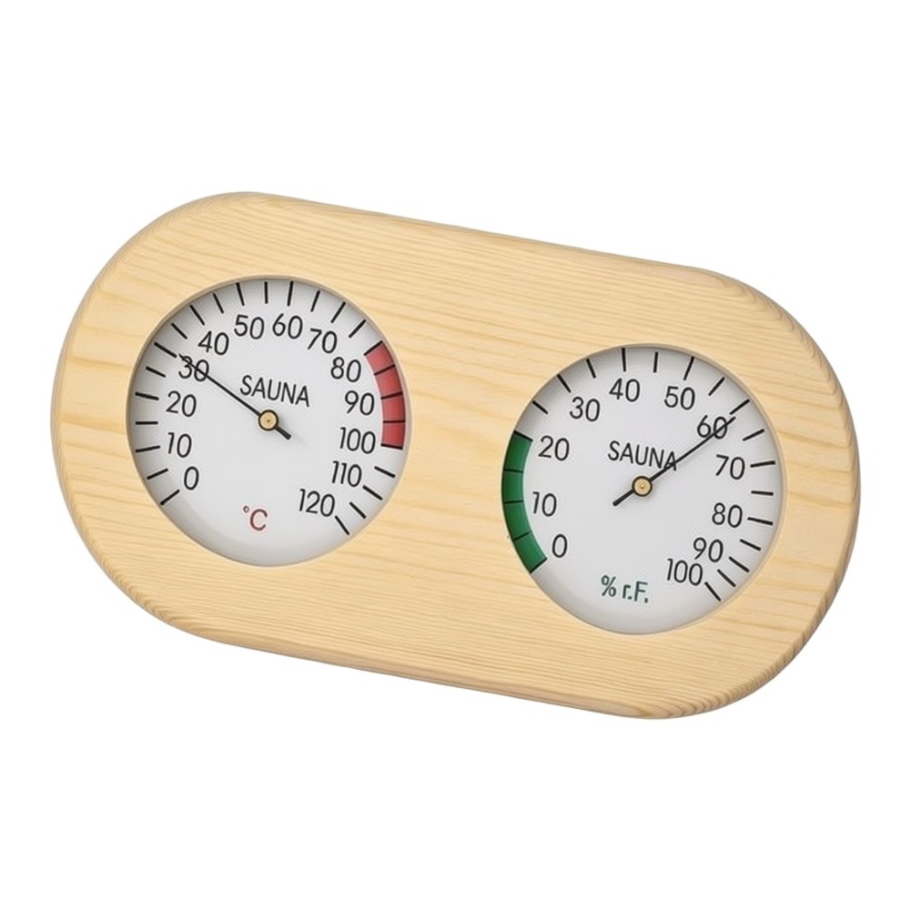 Spa And Wellness Center - 1 Stück Dual-Temperatur- und Feuchtigkeitsmesser, Thermohygrometer