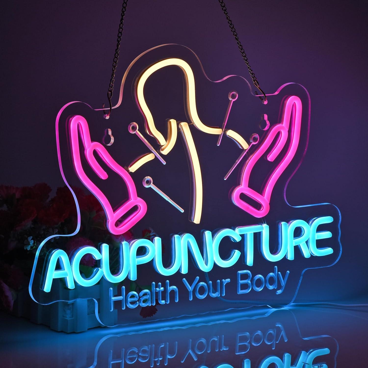 Akupunktur-Neonschild USB Dimm – Spa And Wellness Center Bewertung und Preis