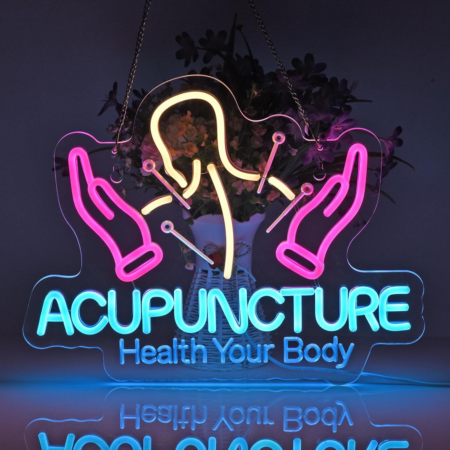 Akupunktur-Neonschild USB Dimm – Spa And Wellness Center Bewertung und Preis