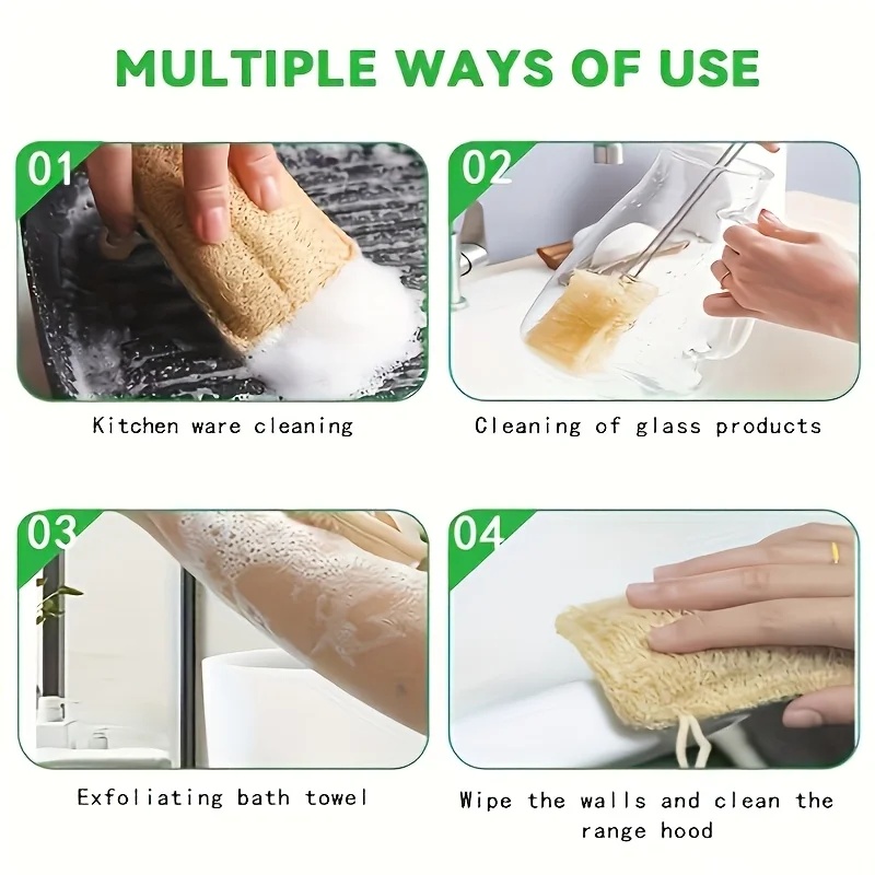 1/6 Stück Natürliche Luffa-Pee – Body Loofah Natural Bewertung und Preis