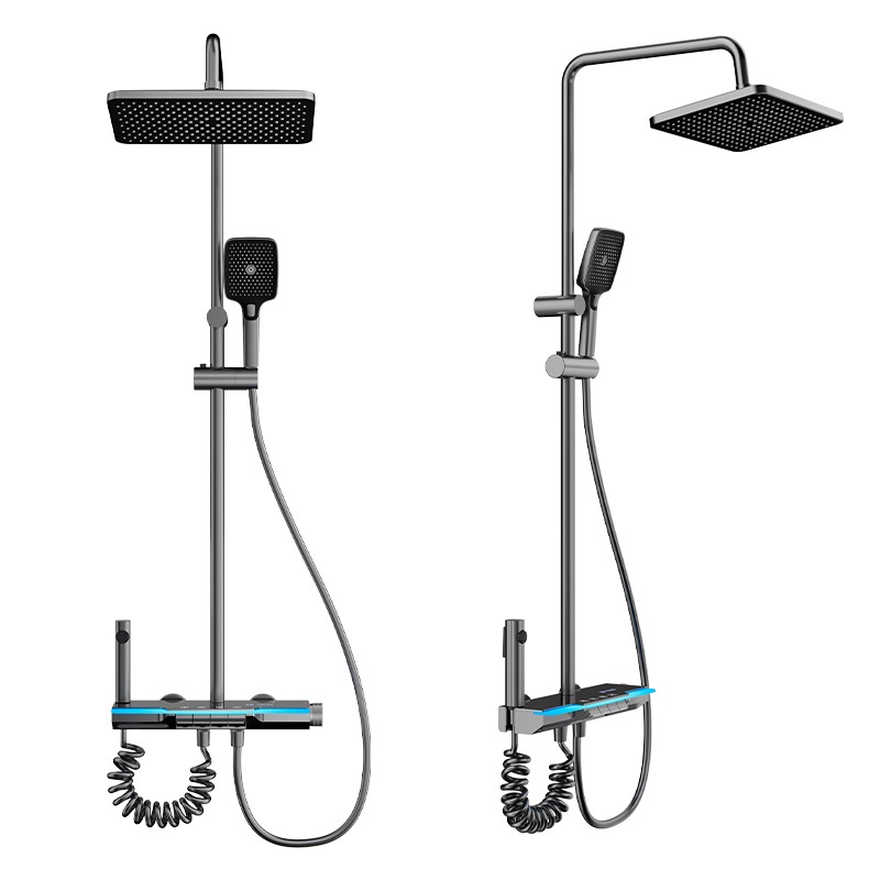 Graues Gun-Metal-Duschset: Lux – Spa & Wellness Dr Roy Sothers Bewertung und Preis