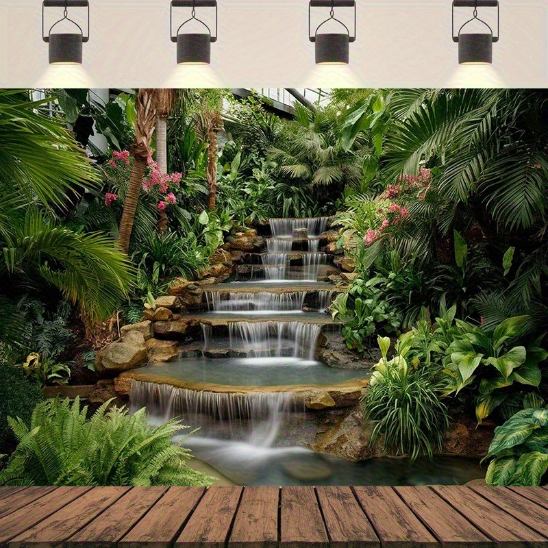 Wandteppich mit Wasserfall-Gar – Spa And Wellness Center Bewertung und Preis